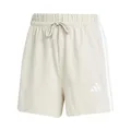 Produktbild: adidas Women's Essentials 3-Stripes Cotton Shorts, Wonder Alumina/White, XL