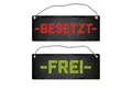 Produktbild: speecheese Metallschild Besetzt Frei Wendeschild mit Kordel Schild Türschild Türhänger
