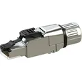 Produktbild: Telegärtner MFP8 T568B Cat.8.1 Stecker mit vormontierter Staubschutzkappe AWG26 (J00026A5007)