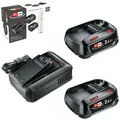 Produktbild: Bosch Starter-Set 18V (2 x 2,5 Ah + AL 18V-44)