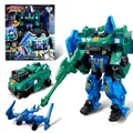Produktbild: Quantum Heroes DINOSTER 2 in 1 Transforming Roboter Stego Blast Wing, 7,28 Zoll, Roboter Spielzeug für Kinder, Chariot und Transforming Spielzeug für Jungen und Mädchen 5 6 7 8 9 10 Jahre alt