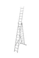 Produktbild: Aluminium Mehrzweckleiter inkl. Traverse Arbeitshöhe (max.): 7.25 m Krause Corda 030429 Aluminium 18 kg