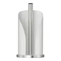 Produktbild: Papierrollenhalter in der Farbe weiß matt aus Edelstahl und farbig lackiertem...
