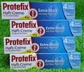 Produktbild: 89,36€/kg) 4x Protefix Haftcreme dritte Zähne EXTRA STARK 4fach Effekt Versand0€