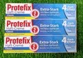Produktbild: 95,74€/kg) 3x PROTEFIX Haftcreme dritte Zähne 4fach Effekt EXTRA STARK Versand0€