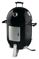 Produktbild: GRILLMEISTER Räucherofen Smoker Grill Holzkohlegrill mit Thermometer 62x52x90cm