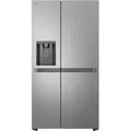 Produktbild: LG Side-By-Side L-Serie, Silber, Metall, Kunststoff, Glas, 2 Schublade(n) Schubladen, 91.3x179x73.5 cm, Abtauautomatik, LED-Innenbeleuchtung, elektronische Temperaturregelung, Warneinrichtung bei geöffneter Tür, No-Frost, Temperaturanzeige, Super-Kühlen, Super-Gefrieren, LED-Display, Griffmulde, höhenverstellbare Füße, Wasserspender, Crushed Ice, Eiswürfelspender, WLAN-Steuerung, zwei Kühlkreisläufe, Küchengeräte, Küchenelektrogeräte, Kühl- & Gefrierschränke, Kühlschränke, Standkühlschränke