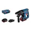 Produktbild: Bosch Professional 18V System Akku Bohrhammer GBH 18V-21 (max. Schlagenergie 2 J, inkl. 2x GBA 18V 4.0Ah Akku, Schnellladegerät GAL 18V-40, L-BOXX)