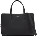 Produktbild: Calvin Klein Damen Tote Bag Tasche Mittelgroß, Schwarz (Ck Black), Onesize