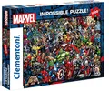 Produktbild: Clementoni 39411 Marvel Universe – 1000 Teile, Impossible Puzzle, Geschicklichkeitsspiel für die ganze Familie, farbenfrohes Legespiel, Erwachsenenpuzzle ab 14 Jahren