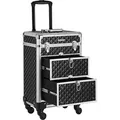 Produktbild: Songmics Kosmetikkoffer Graice mit Rollen 34 x 24 x 56 cm Schwarz