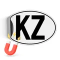 Produktbild: Länderkennzeichen 17,5x11,5cm nach DIN EU-Norm Magnetschild RV005-17 Kasachstan