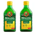 Produktbild: MOLLERS GOLD Fischöl Lebertran 2 x 250ml Omega 3 EPA DHA Vitamin D3 2000 I.E.