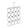 Produktbild: Schalhalter Schalaufhänger Tücherhalter Faltbarer Kleiderbügel 16 Ringe 2er Set