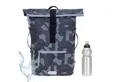 Produktbild: ELEPHANT Freizeitrucksack Time Bag aus Plane, Rucksack Laptoprucksack Daypack wasserabweisend + Trinkflasche