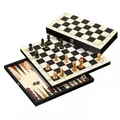 Produktbild: Philos Spiel, Schach-Backgammon-Dame-Set - Feld 44 mm
