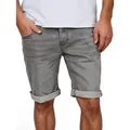 Produktbild: MUSTANG Jeansshorts Herren Shorts Chicago Real X Regular Fit Bermudashorts mit Stretch grau W 33