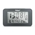 Produktbild: digitaler FunkWecker mit Mondkalender, Beleuchtung, Innenthermometer, 2 Weckz...