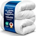 Produktbild: John Cotton 4 Jahreszeiten Bettdecke 155x220 - Atmungsaktive 3-in-1 Bettdecken für Sommer & Winter | Oeko-Test Zertifiziert Steppdecke | Warme Schlafdecke | Decke 155 x 220 cm