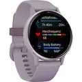 Produktbild: vívoactive 5, Smartwatch orchidee/orchidee metallic, 42 mm, Silikon-Armband