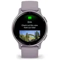 Produktbild: Garmin Vivoactive 5 GPS-Multisports Smartwatch, Orchidee/Orchidee Metallic