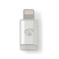 Produktbild: Nedis - Apple Lightning Adapter - Apple Lightning - USB Micro B Buchse - Vergoldet - Aluminium
