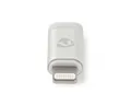 Produktbild: Nedis CCTB39901AL USB-Kabel, Lightning-Adapter, Lightning-Adapter, Lightning 8-Pin, USB Micro-B, für Datenübertragung und Laden