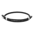 Produktbild: Tommy Hilfiger Jewelry Armband für Herren mit Schwarzem Geflochtenem Leder in Doppelschlaufe - 2790224
