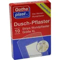Produktbild: GOTHAPLAST Duschpflaster XL 48x70 mm 10 St