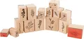 Produktbild: Heyda Stempel-Set „Blätter“ 15 Stück