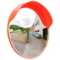 Produktbild: Amig - Konvexspiegel - und Überwachungsspiegel mit Visier Ø60 cm Durchmesser | Verkehrsspiegel | Sicht in toten Winkeln, Säulen und Ecken in Geschäften und Garagen | Orange