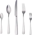 Produktbild: Amazon Basics Besteck-Set 20 tlg. (4 Personen) aus Edelstahl silber