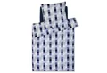 Produktbild: JOOP! Bettwäsche Mesh 4110 02 Sky, Mako-Satin, 2 teilig, Kariert, Quadrate