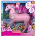Produktbild: Barbie funkelnd leuchtendes Einhorn mit 20 interaktiven Kombinationen aus Lichte