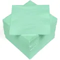 Produktbild: HEKU 100 einfarbige Servietten, 3-lagig, 33x33cm I Einheitliche Qualität für Veranstaltungen & Gastronomie I Praktische 5er-Packung I Hoch saugfähig und stilvoll, mint