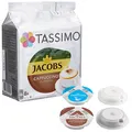 Produktbild: TASSIMO JACOBS CAPPUCCINO CLASSICO Kaffeediscs, Arabica- und Robustabohnen 8 Portionen