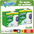 Produktbild: 2x 36-er Swiffer Bodenwischer Trockene Bodentücher Nachfüller Clean & Fresh