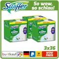 Produktbild: 3x 36-er Swiffer Bodenwischer Trockene Bodentücher Nachfüller Clean & Fresh