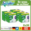 Produktbild: 5x 36-er Swiffer Bodenwischer Trockene Bodentücher Nachfüller Clean & Fresh
