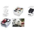 Produktbild: smartstore Aufbewahrungsbox CLASSIC 15 + 6, mit Einsätzen - Schwarz/Transparent