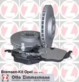 Produktbild: ZIMMERMANN Bremsensatz, Scheibenbremse 640.4207.00 für OPEL