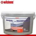 Produktbild: Wilckens 5 l Sockel- und Dachfarbe | Steingrau | Sockelfarbe Dachziegel außen