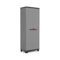 Produktbild: Keter Stilo Kunststoffschrank/Besenschrank, Utility, Dunkelgrau, Schwarz, Rot, 68 x 39 x 173 cm
