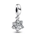 Produktbild: PANDORA Funkelnder Pfotenabdruck Charm-Anhänger aus Sterling Silber mit Zirkonia - Kompatibel mit PANDORA Moments Armbänder