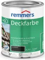 Produktbild: Remmers Deckfarbe schwarz 0,75 l, Holzlack