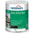 Produktbild: Deckfarbe Schwarz, 0,75 Liter, Deckfarbe Für Innen Und Außen, Wetterschutzfarbe Viele Untergründe, Hochdeckend, Wetterfest - Remmers