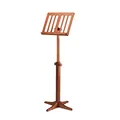 Produktbild: K&M 116/1 Holz-Notenpult – Solides Buchenholz Kirschbaumfarbe - Notenständer von 71,5 – 122,5 cm ausziehbar