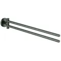 Produktbild: Grohe Essentials Handtuchhalter 40371AL1 2-armig, schwenkbar, 43,9cm, hard graphite gebürstet