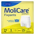 Produktbild: Paul Hartmann AG MoliCare® Premium Fixpants Fixierhosen, Fixierhöschen mit verlängertem Beinansatz für sicheren Halt der Vorlage, 1 Beutel = 25 Stück, Größe: S 9477907