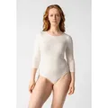 Produktbild: Les Lunes Langarmbody ALENA Body 3/4 Sleeve Bambus Viskose, 3/4 Ärmel, Tanga Passform, höchster Komfort weiß XS